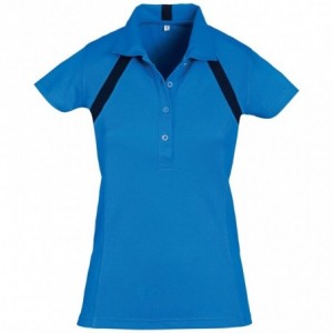 Slazenger Ladies Jebel Piqué Golf Shirt - Blue