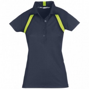 Slazenger Ladies Jebel Golf Shirt - Navy Lime