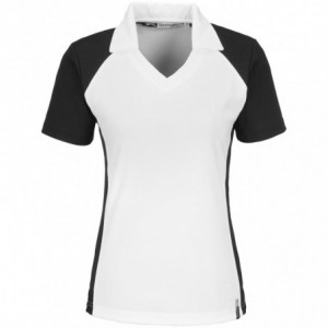 Ladies Grandslam Cool Fit Piqué Knit Golf Shirt - Black