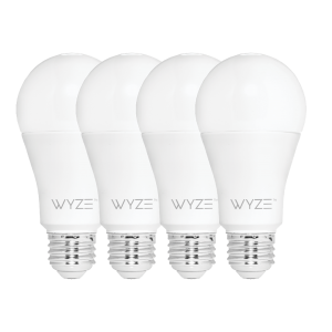 Wyze Bulbs (4 Pack) 800 Lumen Tunable White LED WiFi Bulbs