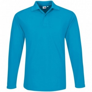 Mens Long Sleeve Elemental Golf Shirt (180g/m² Poly Cotton)