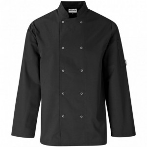 Unisex Long Sleeve Zest Chef Jacket with Press Studs (195g/m2)
