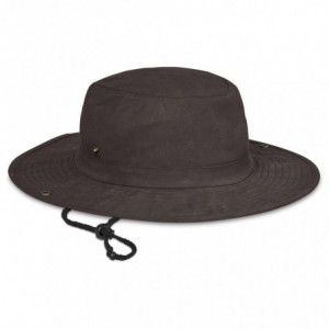 Somabula 100% Cotton Canvas Wide Brim Oilskin Hat