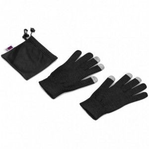 Norwich 100% Polyester Knit Touchscreen Gloves (3 Conductive Fingertips)