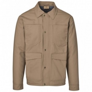 Mens Maluti 100% Cotton Canvas Jacket with Plush Fleece Lining