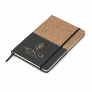 Altitude Synergy A5 Hard Cover Notebook - Cork &amp; Heather PU