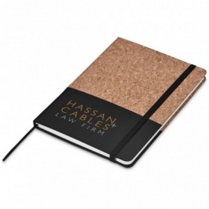 Okiyo Denki Cork A5 Hard Cover Notebook (160 Pages)