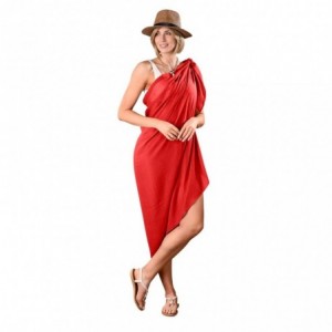 Hawaii Multi-Function Scarf &amp; Sarong - Red (170 x 115cm)