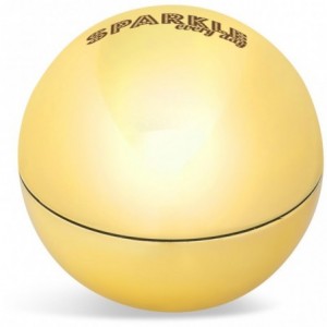 Glamoursphere Vanilla Flavoured Lip Balm in Round Metallic Case