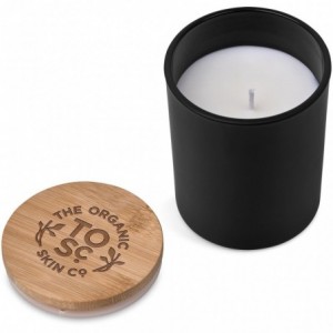 Okiyo Rirakkusu Vanilla Scented Candle - 130g Glass &amp; Bamboo