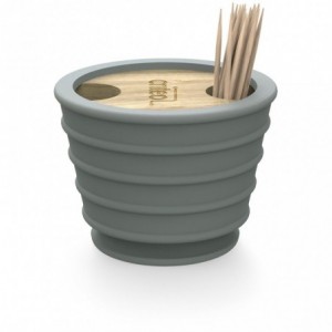 Andy Cartwright Rubberwood &amp; Silicone Toothpick Holder &amp; Dispenser