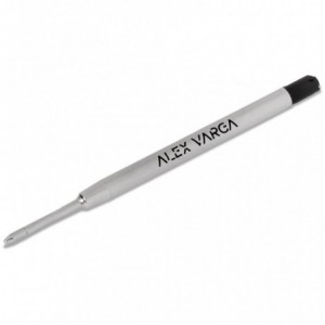 Alex Varga Super Metal Ball Pen Refill - Black German Ink