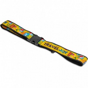 Hoppla Globetrotter Pre-Printed Sample Luggage Strap (150 x 5cm)