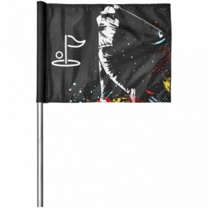 Hoppla Tournament Golf Flag Pre-Printed Sample (42.5 x 34cm)