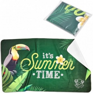 Hoppla Hula Pre-Printed Single-Sided Microfibre Beach Towel (140x80cm)