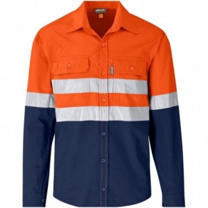 Access 100% Cotton Vented Two-Tone Reflective Work Shirt