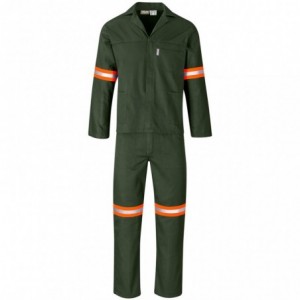 Acid Resistant Polycotton Conti Suit with 50mm Reflective Tape