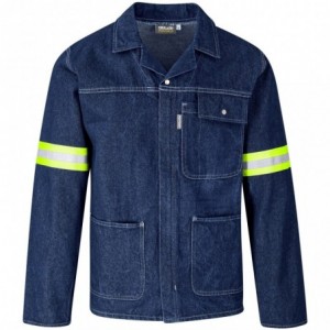 Cast Premium 100% Cotton 12oz Denim Jacket with Reflective Tape