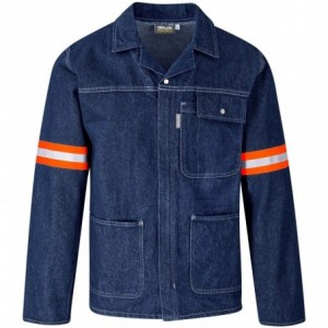 Cast Premium 100% Cotton 12oz Denim Jacket with Reflective Tape
