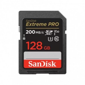 SanDisk Extreme Pro 128GB 200MB/s SD UHS-I Memory Card