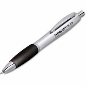 Altitude Paparazzi Ball Pen - Silver Barrel- Black Ink