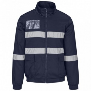 Foundation Hi-Viz Padded Polyester Jacket with 50mm Reflective Tape