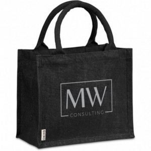 Okiyo Miyag Midi Laminated Jute Gift Bag - 26 x 14 x 22cm