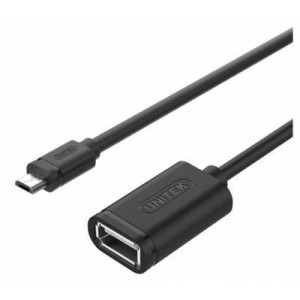 Unitek Y-C438GBK USB 2.0 Micro-B male to USB Type-A Female OTG Cable