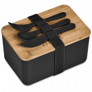 Okiyo Pasuta Recycled Plastic &amp; Bamboo Lunch Box