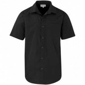 Men's Short Sleeve Empire Shirt - 135g/m² Poly-Cotton Poplin