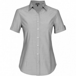 Ladies Short Sleeve Portsmouth Shirt - Black