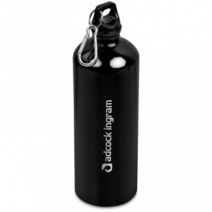 Katana 1 Litre Aluminium Water Bottle with Carabiner Cap