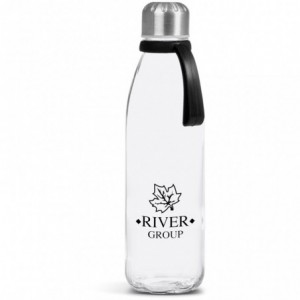 Kooshty Loopy Glass Water Bottle with Carry Loop - 650ml