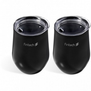 Serendipio Madison Duo 350ml Double-Wall Cup Set