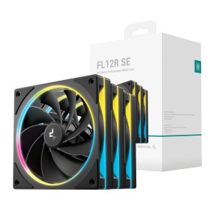 DeepCool FL12 3-in-1 ARGB 120mm PWM 3 Fan Pack - Black
