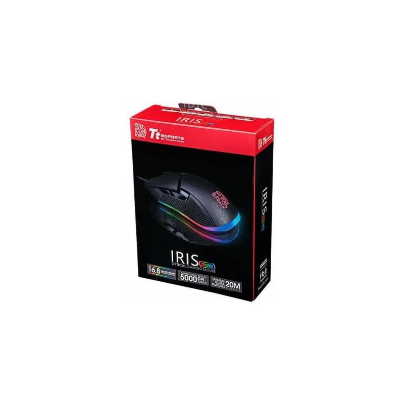 Thermaltake MO-IRS-WDOHBK-01 Iris Optical RGB Gaming Mouse