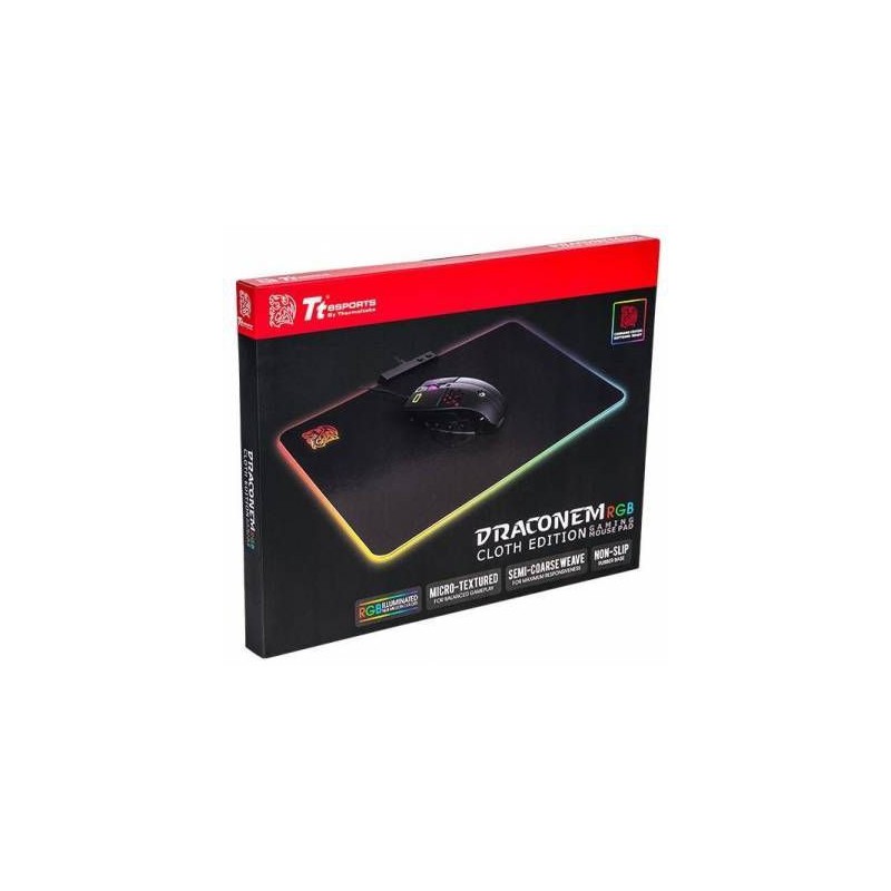 Thermaltake MP-DCM-RGBSMS-01 Draconem RGB Cloth Mouse Pad
