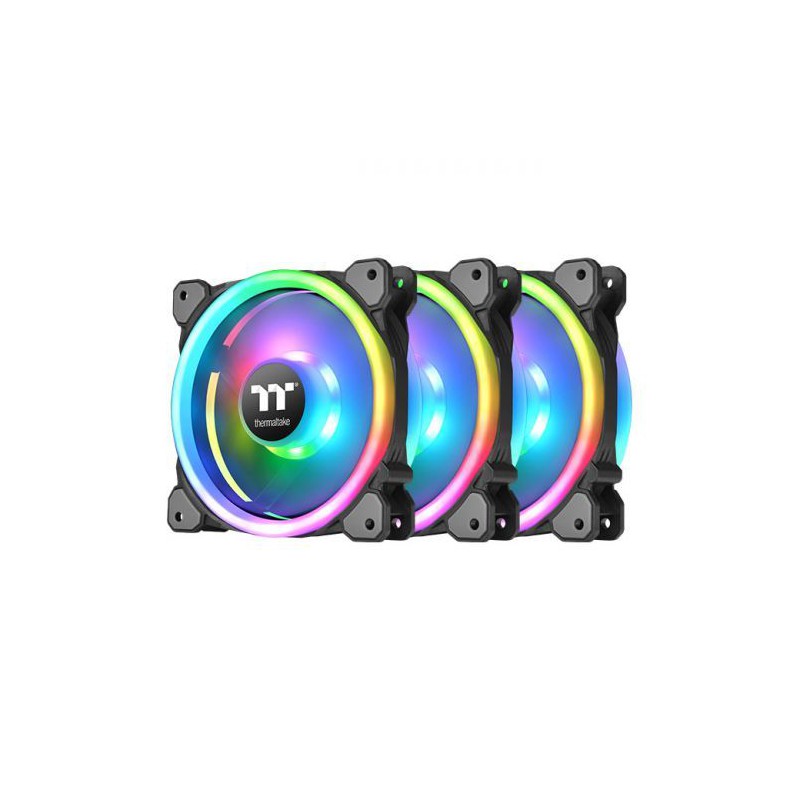 Thermaltake CL-F077-PL14SW-A Riing Trio 14 LED RGB Radiator Fan