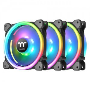 Thermaltake CL-F072-PL12SW-A Riing Trio 12 LED RGB Radiator Fan