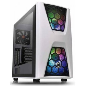 Thermaltake CA-1N5-00M6WN-00 Commander C34 TG Snow ARGB Edition Mid-tower Case