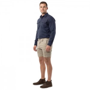 Vulcan Tactic Cargo Shorts Stone 34