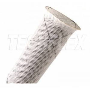 Techflex CCF1.00TW 1m Clean Cut Braid 25.4mm White