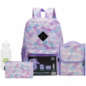 Quest 4-Piece Backpack Set Mermaid Tail Lilac