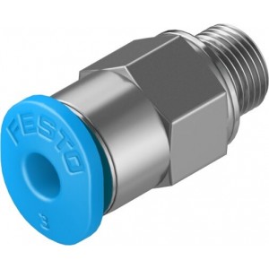 3MM PUSH-IN Fitting Male Thread M5