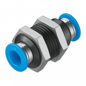 8MM PUSH-IN Bulkhead Connector