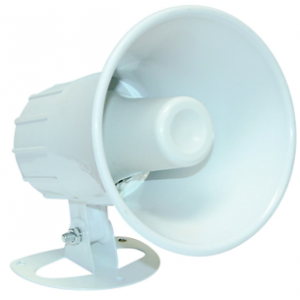 15W White 8 Ohm Horn Speaker