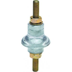 M10 Lv Skirted Insulator. M-M- Black