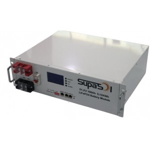 51.2VDC 5.12KWH LiFePO4 RACK MOUNTED BATTERY 442X480X133MM