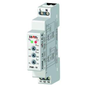 1 Ph OVER/UNDER Voltage Relay 10A 1C/O 230VAC