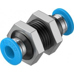 6MM PUSH-IN Bulkhead Connector